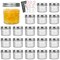 4 oz Mason Jar with Airtight Lids,20 Pack Wide Mouth Small Glass Mason Jars,100ml Mini Glass Canning Jar Kitchen Storage Jars for Jams,Fruits Salad,Baby Foods,Jellies,Spices,Nuts,Handmade Desserts